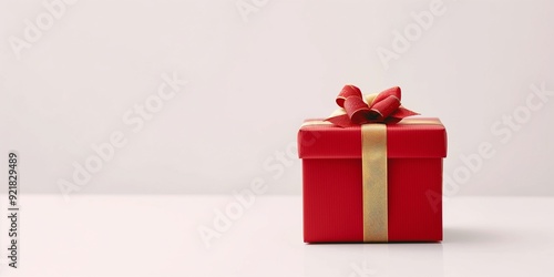 Wallpaper Mural Christmas gift box , golden ribbons , tree Torontodigital.ca