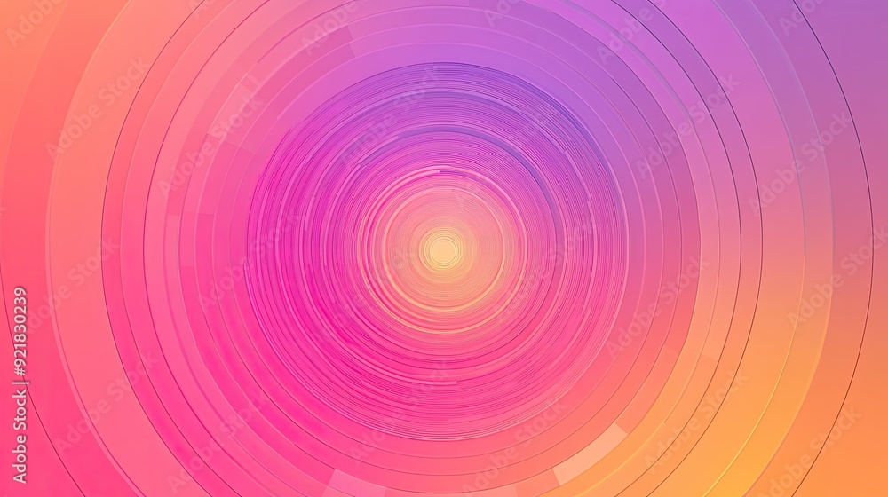 Circle graph with a radial gradient background, vibrant and modern Circle graph with a radial gradient background, vibrant and modern