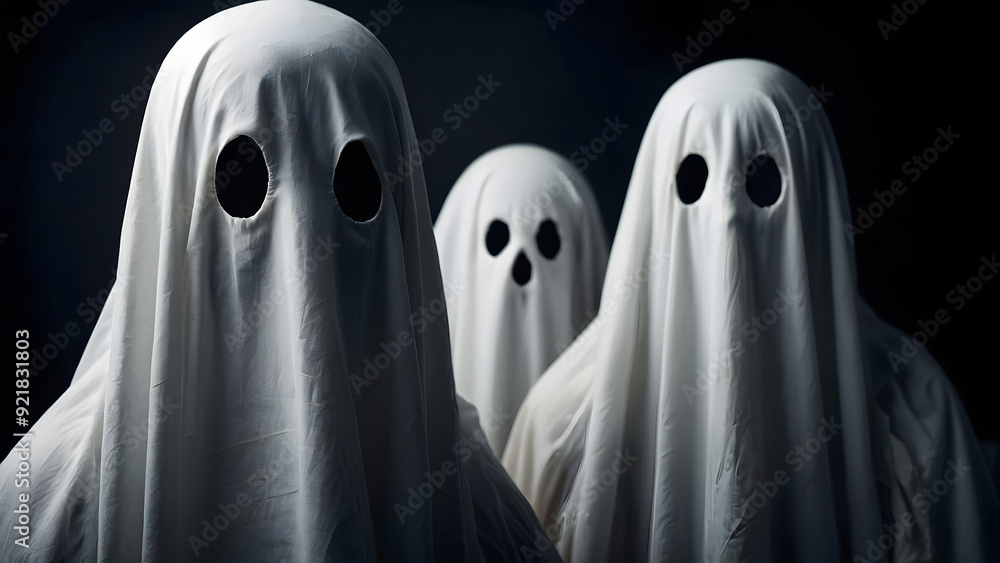 Three passes and spread with cut out eyes on a dark background Three passes and spread with cut out eyes on a dark background