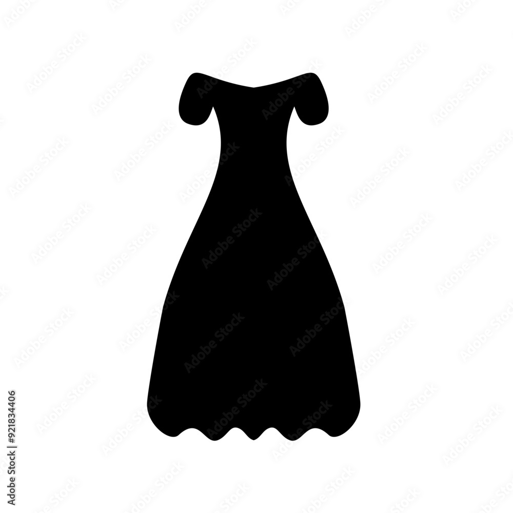 Fashion girl dress vector illustration Fashion girl dress vector illustration