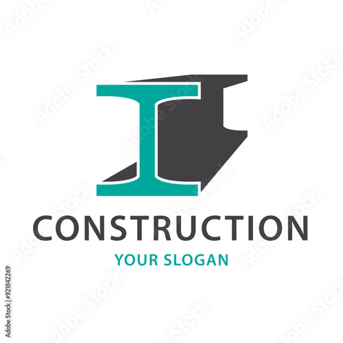 Construction logo template