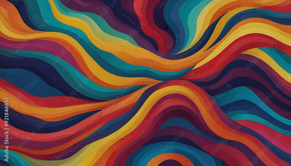 Obraz premium Abstract background, A colorful abstract background design. Generative Ai