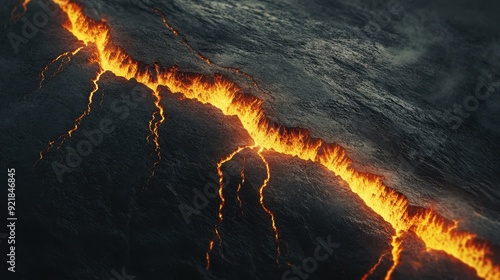 Scientific Visualization of Tectonic Stress Buildup Prior to an Earthquake - Understanding Geological Tension and Seismic Activity