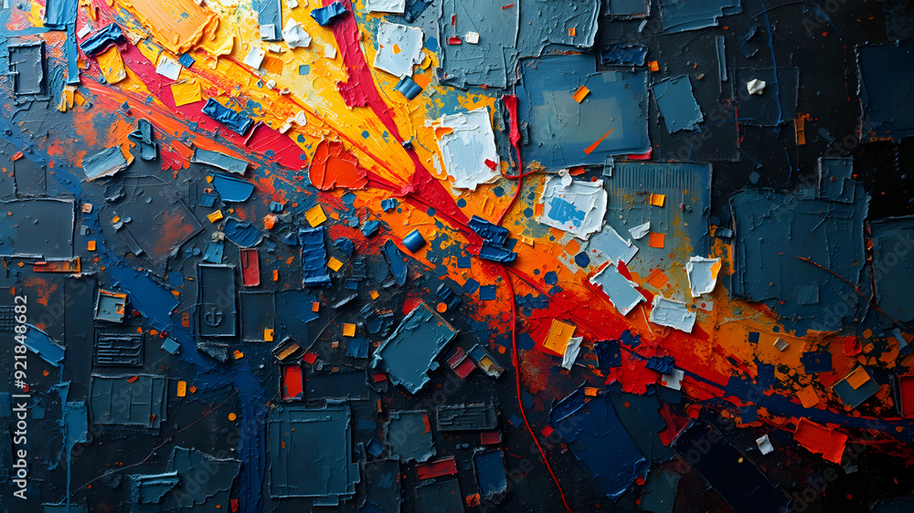 Naklejka premium background with paint