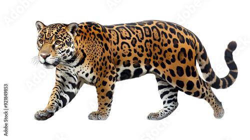 Majestic Jaguar Walking in