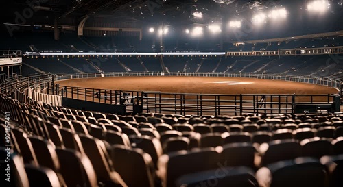 Rodeo arena in Texas. photo