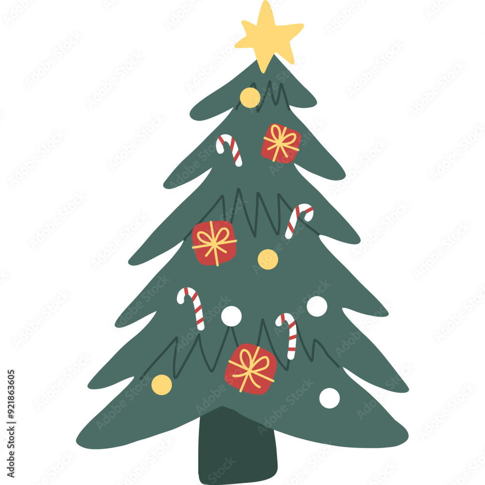 Obraz premium Christmas tree