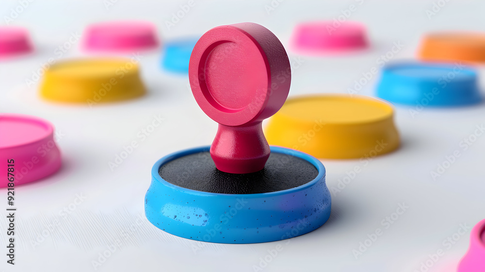 Fact Checker 3D Flat Icon with Verification Stamp and Truth Icon on Whimsical Background Fact Checker 3D Flat Icon with Verification Stamp and Truth Icon on Whimsical Background