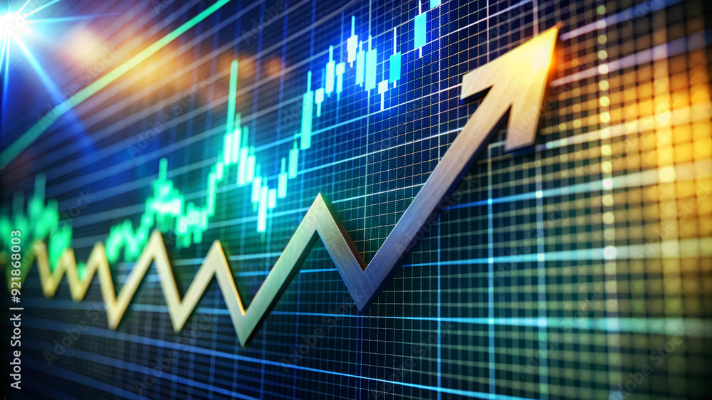 Upward Trend - Financial Growth and Success. Upward Trend - Financial Growth and Success.