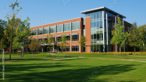 The quiet and beautiful University campus