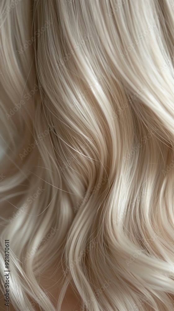 a close-up image showcasing the light beige hair color texture smooth and luxurious a close-up image showcasing the light beige hair color texture smooth and luxurious