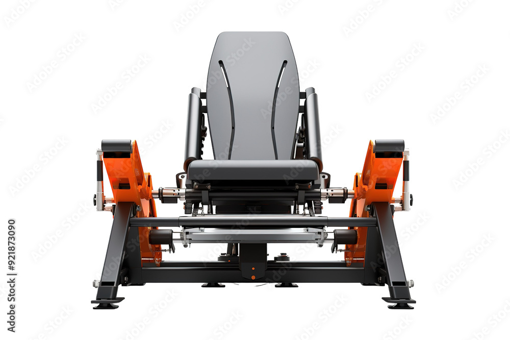 Innovative Adjustable Leg Press Machine Designed for Optimal Performance in Modern Fitness Centers on White or PNG Transparent Background. Innovative Adjustable Leg Press Machine Designed for Optimal Performance in Modern Fitness Centers on White or PNG Transparent Background.