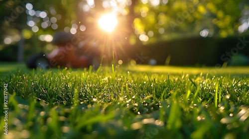 Fertilizing lawns in spring