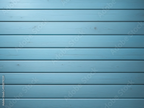 Peaceful Wood Planks, Pastel Blue Hue