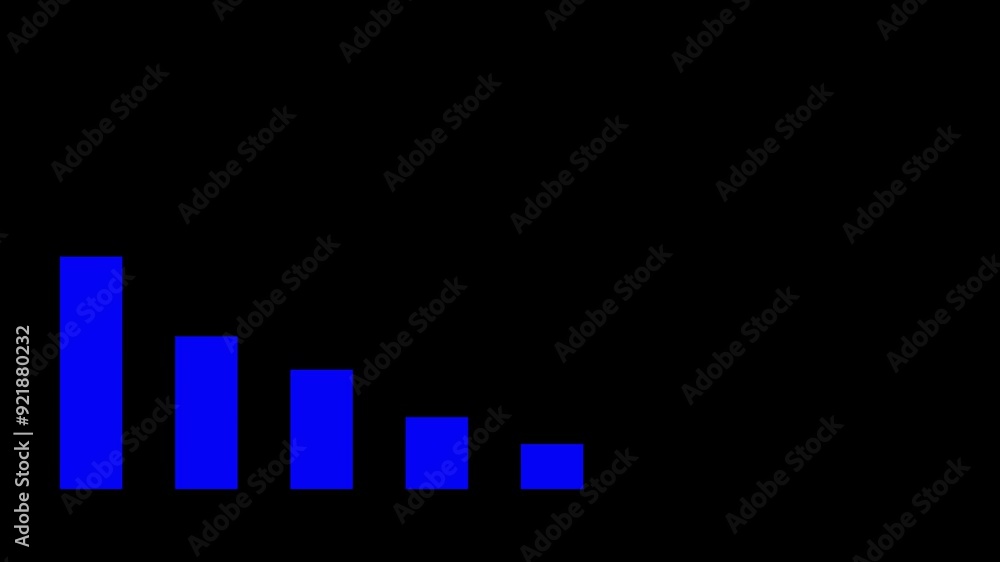 glowing business graph chart animation glowing business graph chart animation