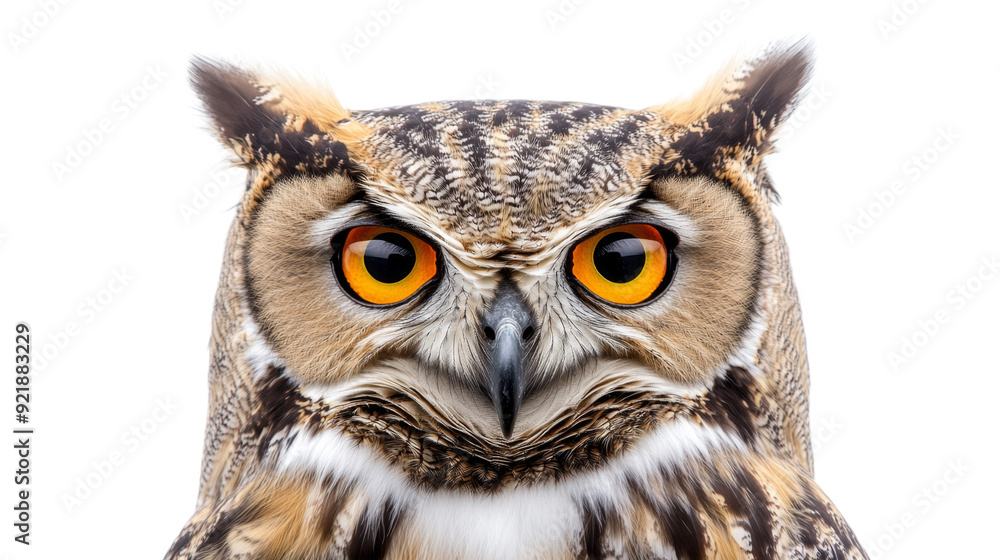 Close-up of an Owl's Face Close-up of an Owl's Face
