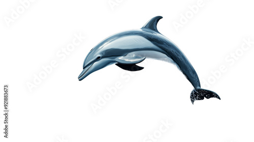 Dolphin leaping out of the