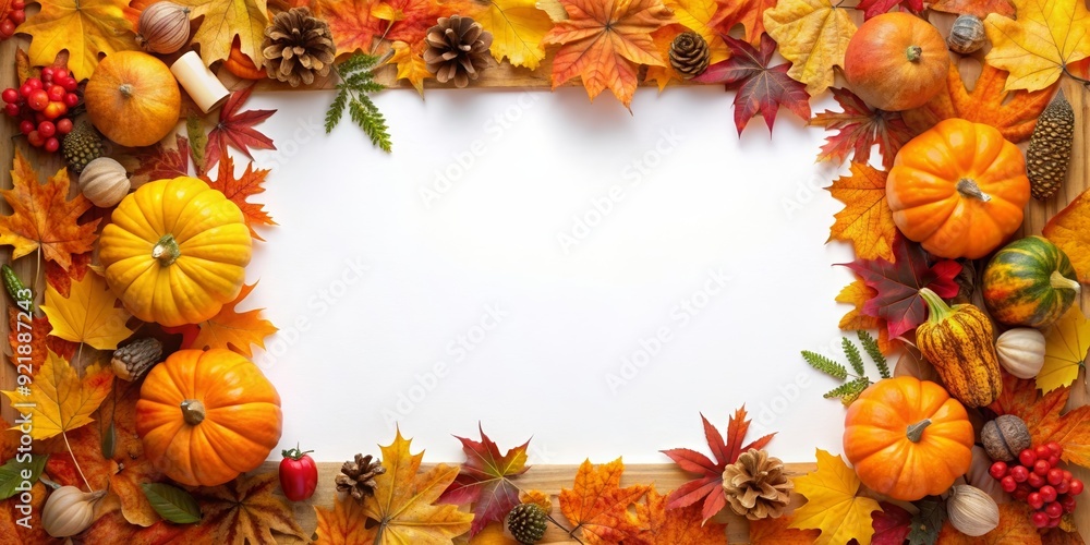 Blank border design for Thanksgiving and Halloween with white paper center, Thanksgiving, Halloween, border, blank Blank border design for Thanksgiving and Halloween with white paper center, Thanksgiving, Halloween, border, blank