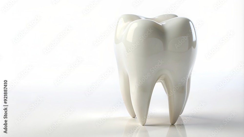 Tooth model isolated on white background for dental or medical concept, tooth, white, isolated, background, dental, medical, hygiene Tooth model isolated on white background for dental or medical concept, tooth, white, isolated, background, dental, medical, hygiene