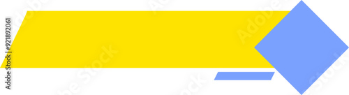 A striking and modern geometric shape designed for headline use. Ideal for digital and print media, this vector graphic features sharp angles and clean lines, perfect for grabbing attention.