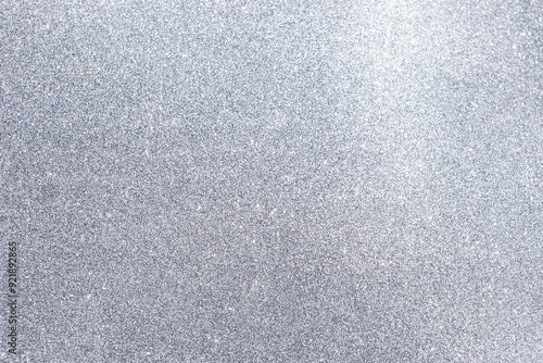 Abstract silver glitter background, blank shiny glitter background, selective focus