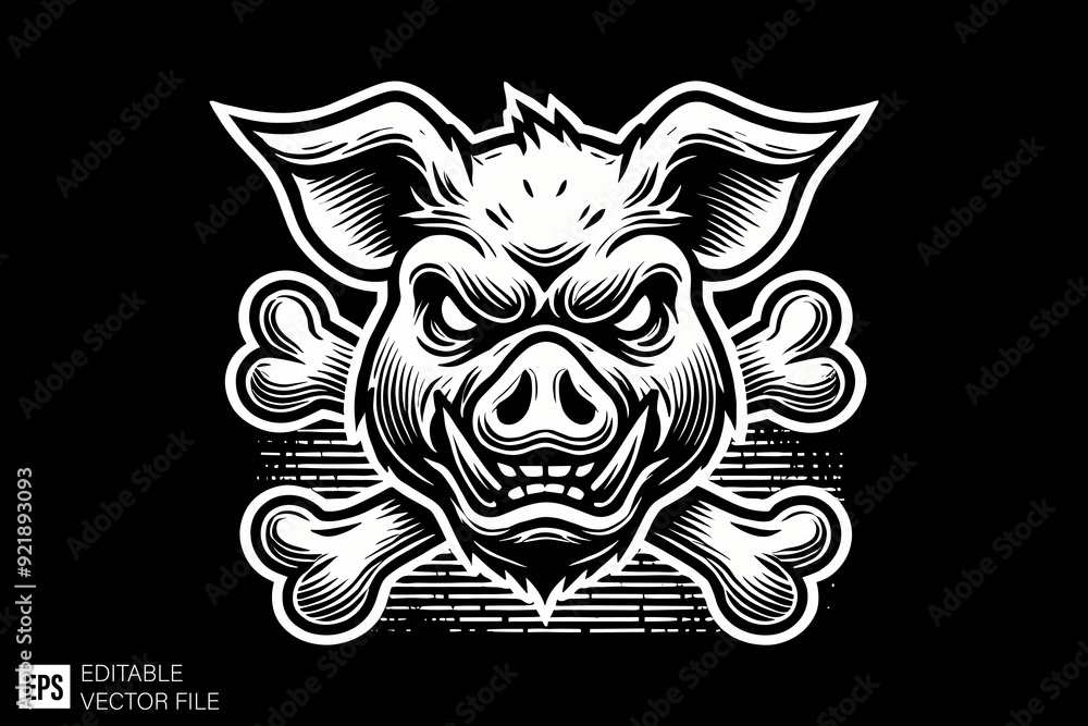 pig Black and White Vector Silhouette Illustrations Clip Art Graphic Design Elements pig Black and White Vector Silhouette Illustrations Clip Art Graphic Design Elements