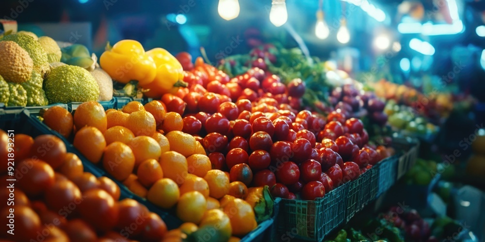 Fresh produce market Fresh produce market