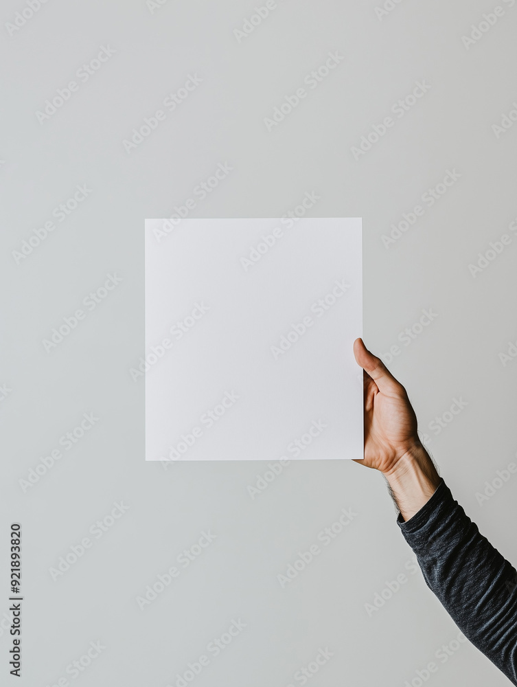 Mano che tiene un foglio bianco su cui è possibile aggiungere messaggi, testi o immagini. Mano che tiene un foglio bianco su cui è possibile aggiungere messaggi, testi o immagini.