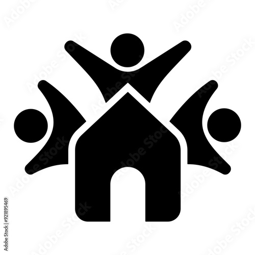 Community Building Icon