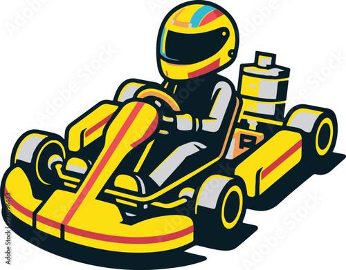 racing car icon vector illustration