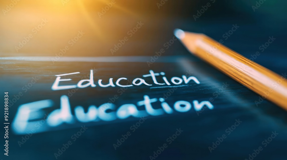Fototapeta premium AI in education with personalized learning plans, the word 