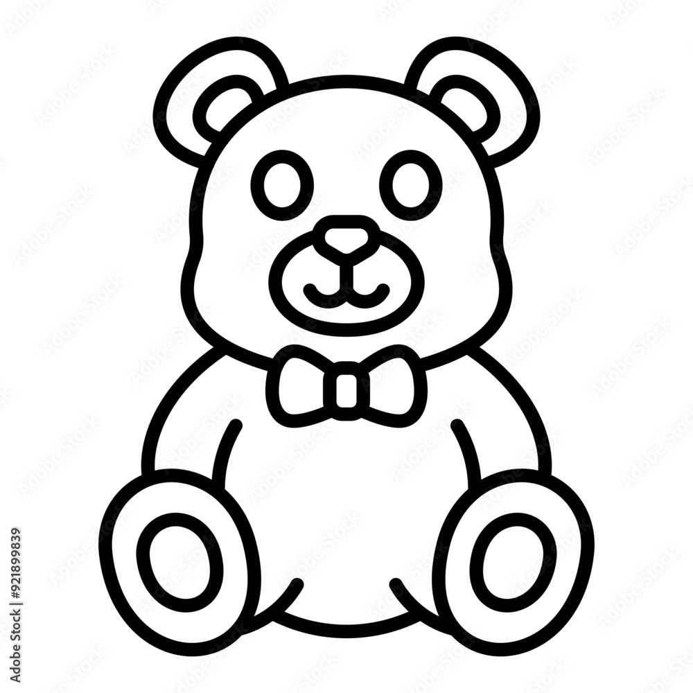 Fototapeta premium Teddy bear Icon