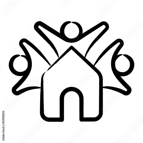 Community Building Icon