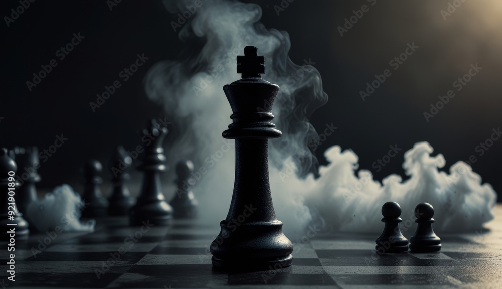 The Master Chess Piece in Smoke The Master Chess Piece in Smoke