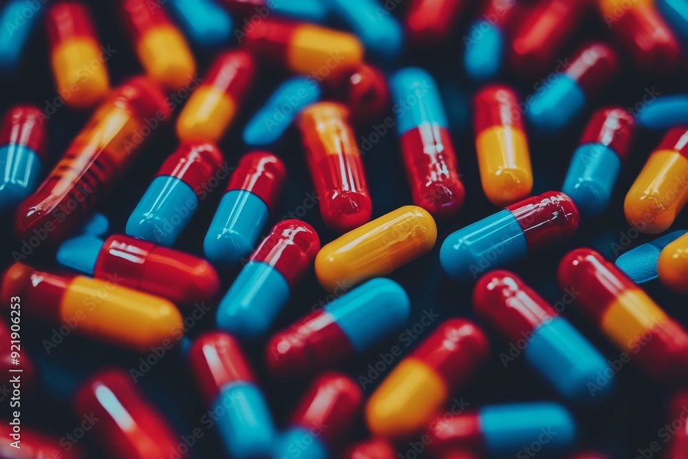 Capsules spilling from a bottle representing the abundance of medical options available today Capsules spilling from a bottle representing the abundance of medical options available today