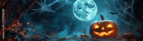 Spooky Halloween scene feat...