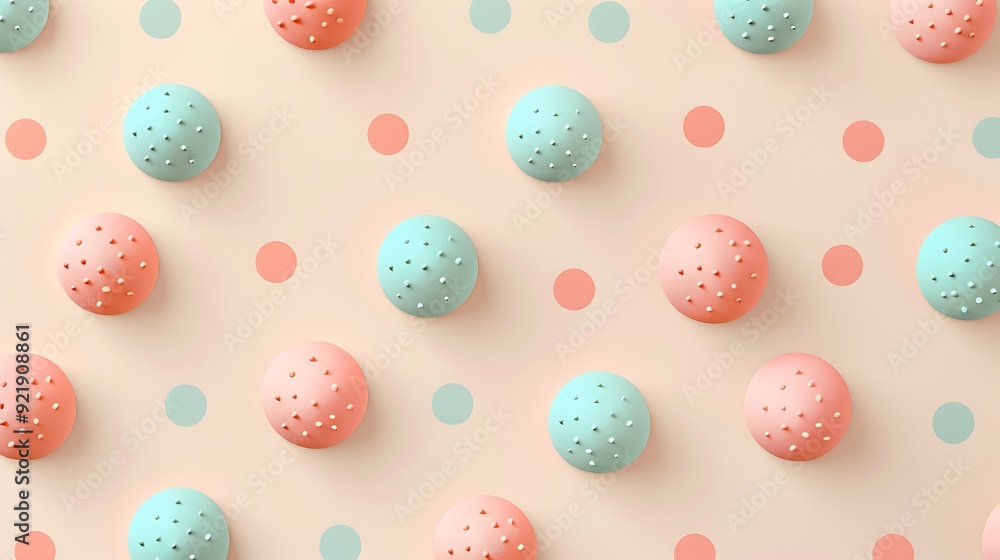 Light pastel polka dots, soft background in pale peach, evenly spaced dots in shades of mint, lavender, and pink, hd quality, minimalist design, playful and airy feel. --ar 16:9 --v 6. Light pastel polka dots, soft background in pale peach, evenly spaced dots in shades of mint, lavender, and pink, hd quality, minimalist design, playful and airy feel. --ar 16:9 --v 6.