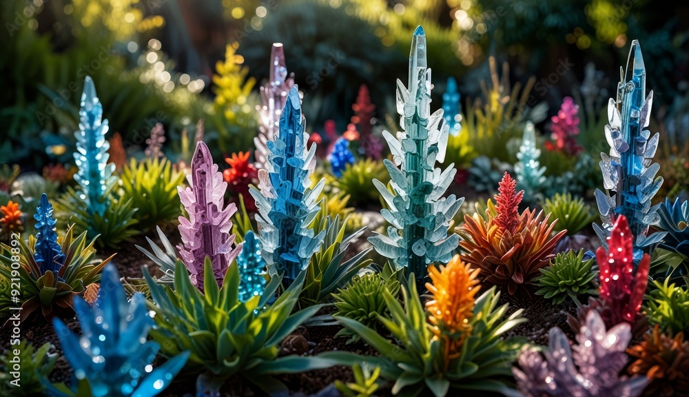 Colorful Crystal Garden Arrangement Colorful Crystal Garden Arrangement