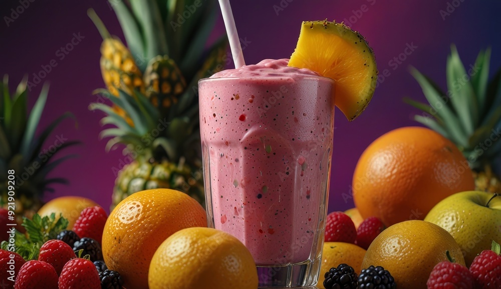 Delicious Fruit Smoothie Delight Delicious Fruit Smoothie Delight