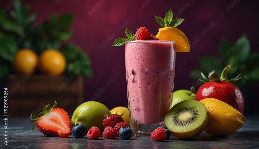 Delicious Berry Fruit Smoothie Delight Delicious Berry Fruit Smoothie Delight