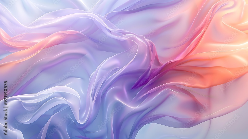 Pastel abstract waves, gentle curves in shades of mint, lavender, and peach, smooth transitions, high-definition quality, light and airy design, flowing and elegant. --ar 16:9 --v 6. Pastel abstract waves, gentle curves in shades of mint, lavender, and peach, smooth transitions, high-definition quality, light and airy design, flowing and elegant. --ar 16:9 --v 6.