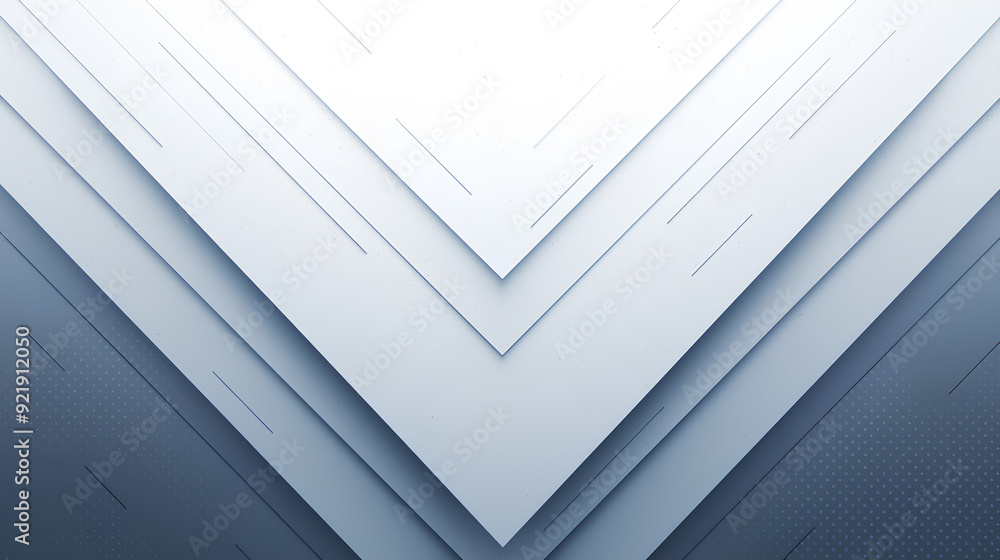 Fototapeta premium White Zig Zag Futuristic Background 3d illustration