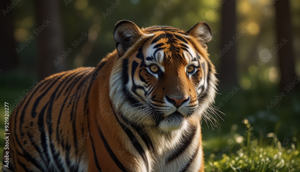 Majestic Tiger in Natural Habitat Majestic Tiger in Natural Habitat