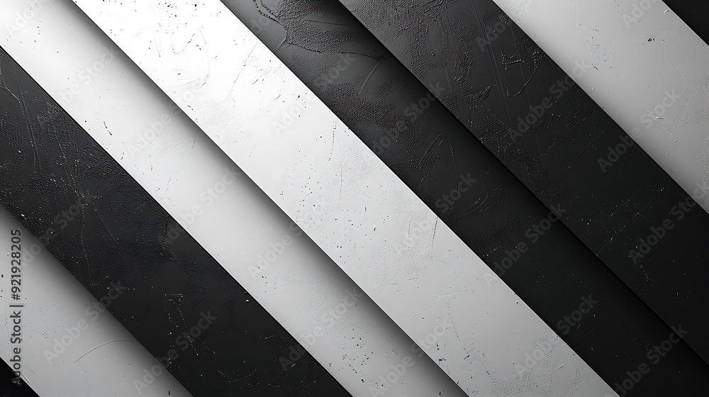 A modern black and white design with bold, intersecting diagonal lines creating a minimalist pattern on a clean white background. High contrast, sharp angles, hd quality, elegant and contemporary.