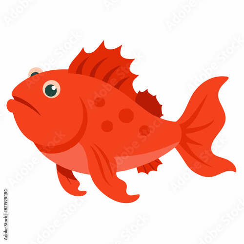Illustration of a Frogfish vector icon