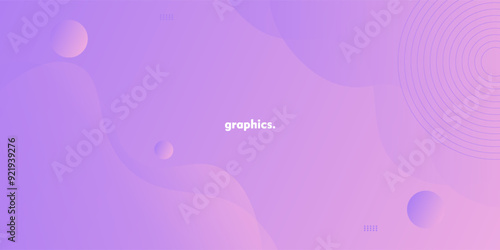 Abstract minimal geometric wave pink background design. 3D simple shape circle pattern background. Eps10