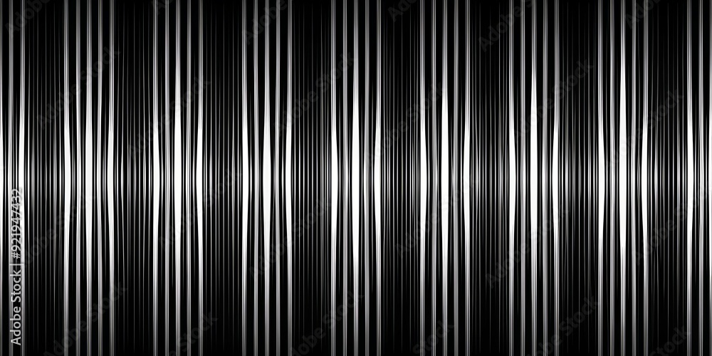 Obraz premium Minimalistic abstract lines in shades of black and white creating a visually striking pattern