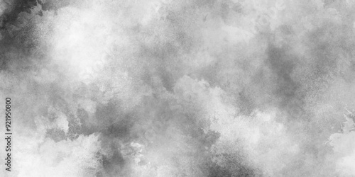 abstract Black grey Sky with white cloud. Abstract background with smoke on white and Fog and smoky effect for photos design.  cracks, scratches, distressed white or grey grunge.	
