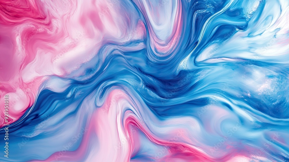 Vivid blue and pink swirls create an abstract design, the colors merging fluidly to form a dynamic composition. Vivid blue and pink swirls create an abstract design, the colors merging fluidly to form a dynamic composition.