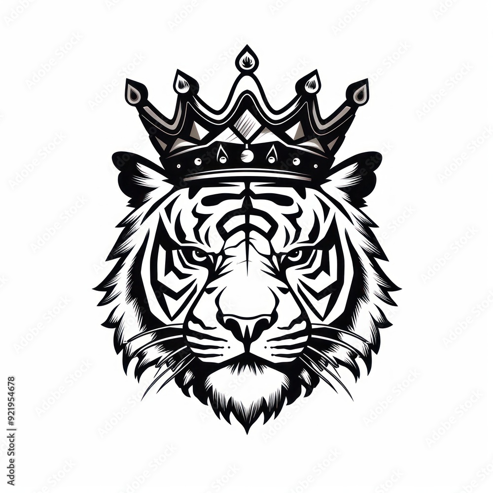 Crown on tiger logo accessories accessory. Crown on tiger logo accessories accessory.
